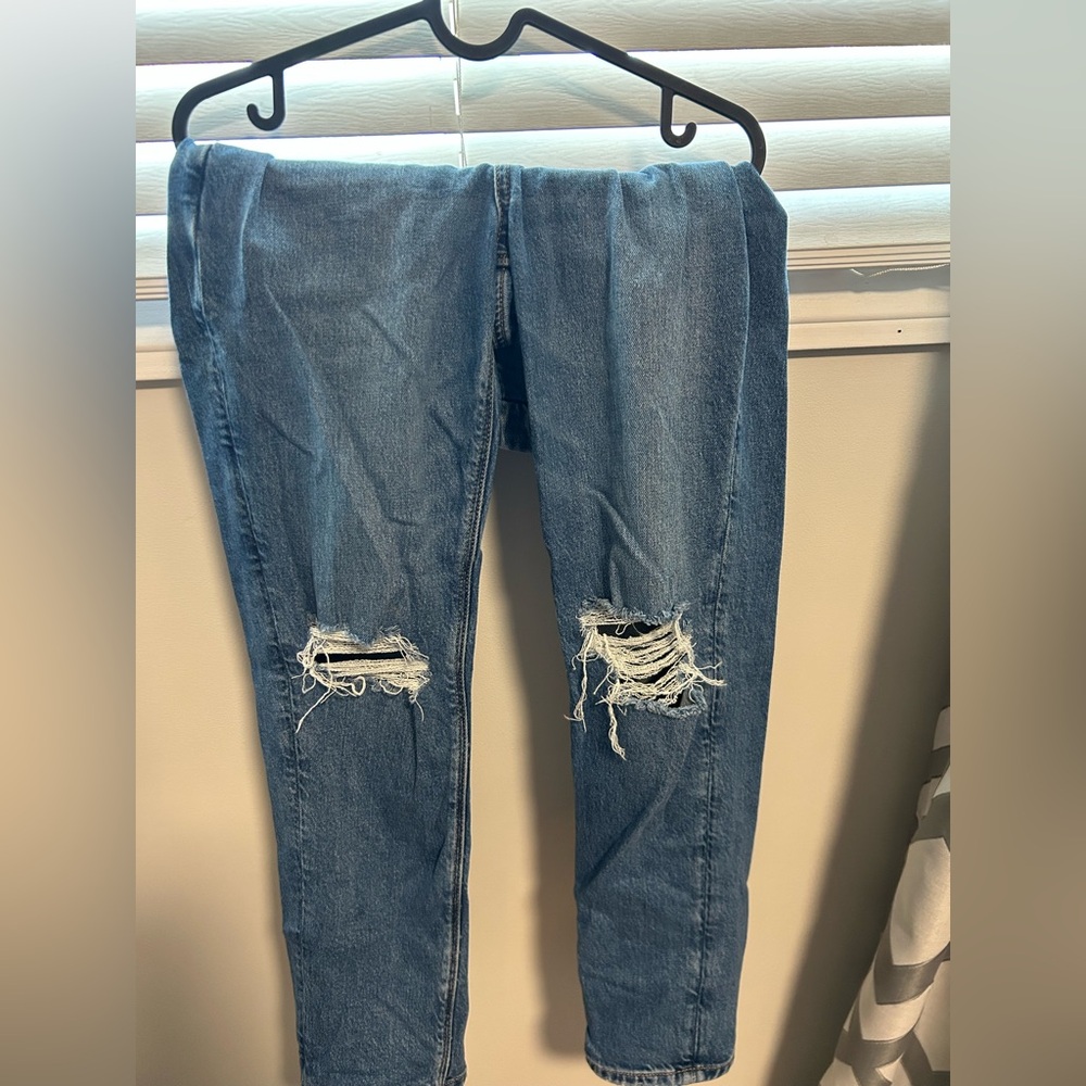American Eagle Outfitters Curvy Mom Blue Jeans Vintage